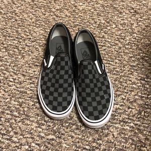 Vans checkered slip on
